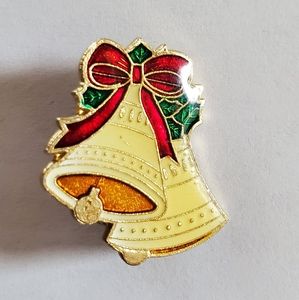 Christmas Bells Enamel Pin Brooch